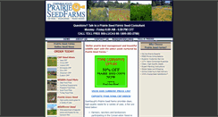 Desktop Screenshot of prairieseedfarms.com